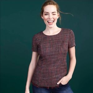 41 Hawthorne Stitch Fix Karius Tweed Blouse NWT